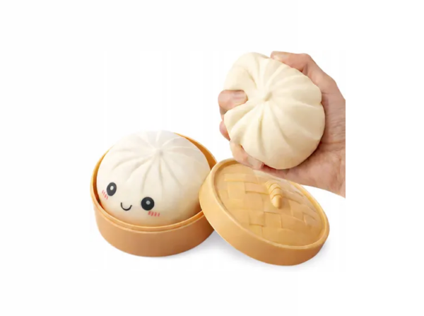 Duży pieróg Squishy Dumpling XXL ściskacz antystresowy pierożek Slow Rising